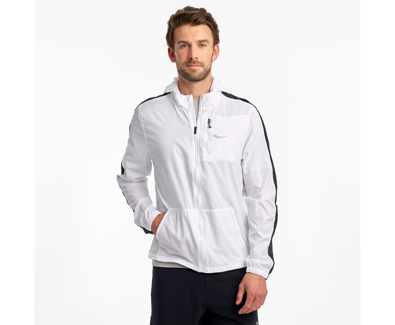 Men\'s Saucony Packaway Jackets White | Singapore 617LISH